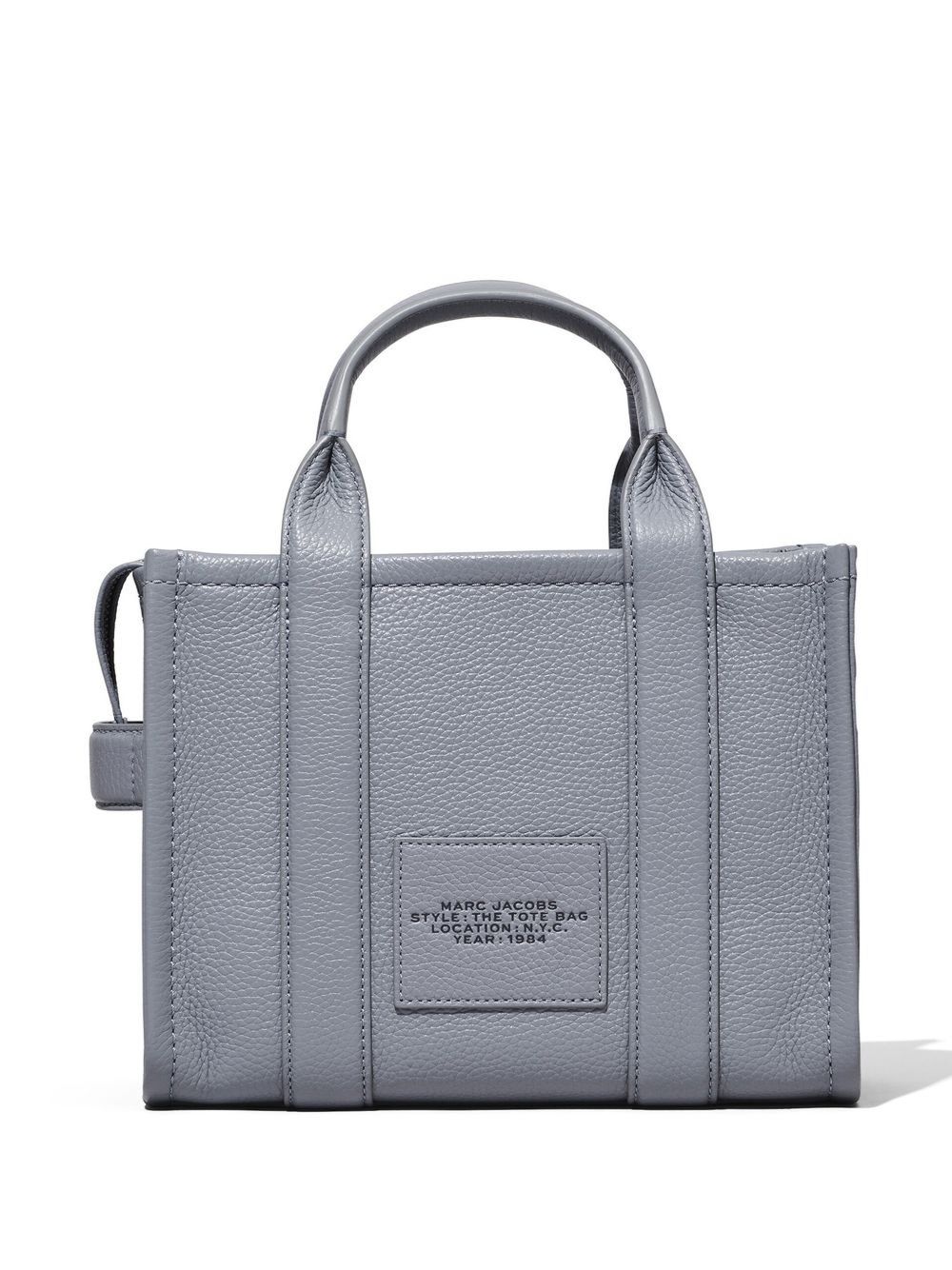 Marc Jacobs The Leather Small Tote Bag | Grey | FARFETCH