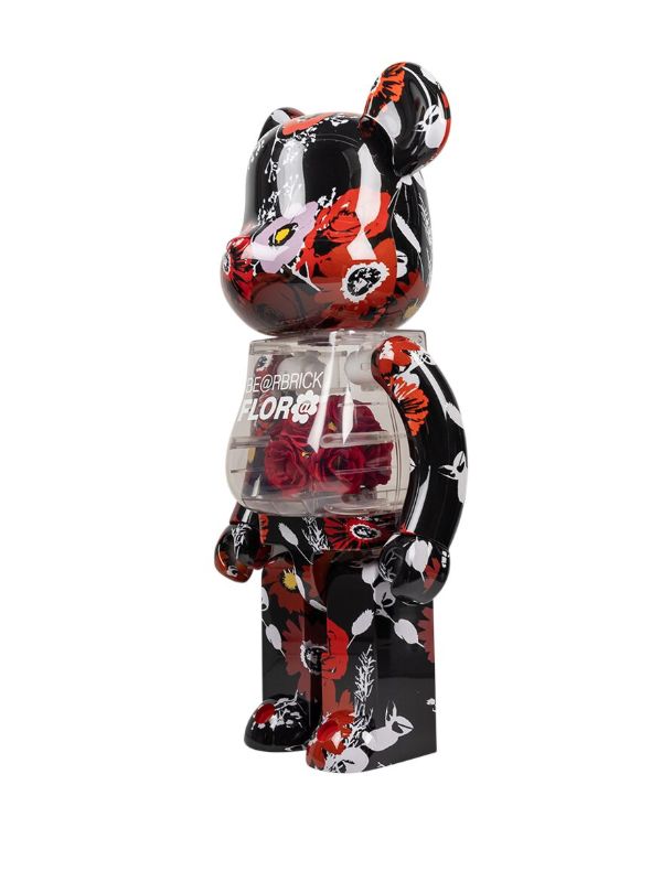 MEDICOM TOY Flora BE@RBRICK 1000% Figure | Black | FARFETCH