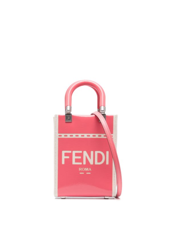 FENDI ロゴ ショルダーバッグ | ピンク | FARFETCH JP