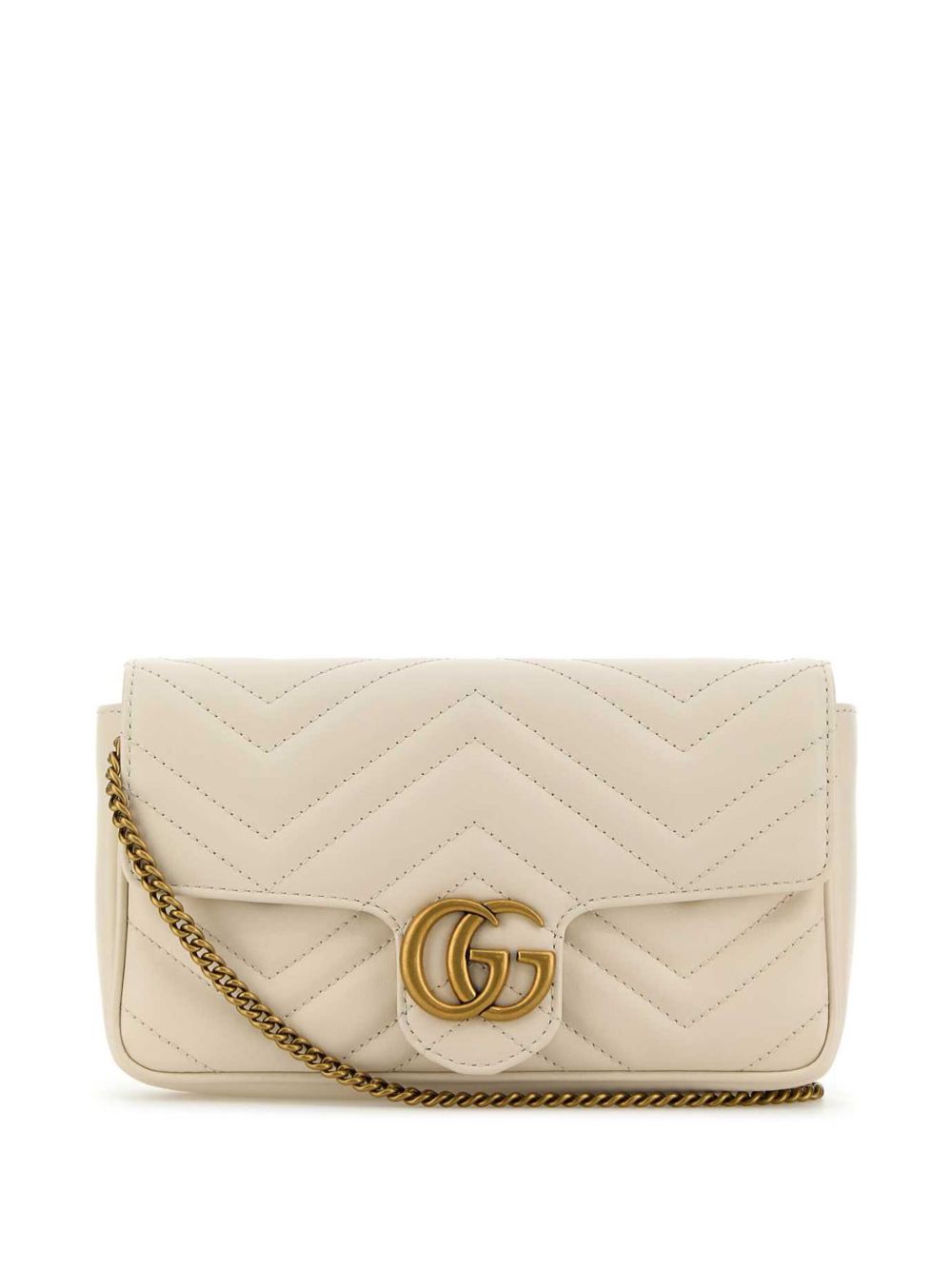 Gucci Mini GG Marmont Cross Body Bag | White | FARFETCH
