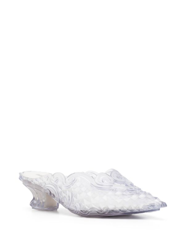 Y/Project Mule Court x Melissa Com Salto 40mm | Branco | FARFETCH BR