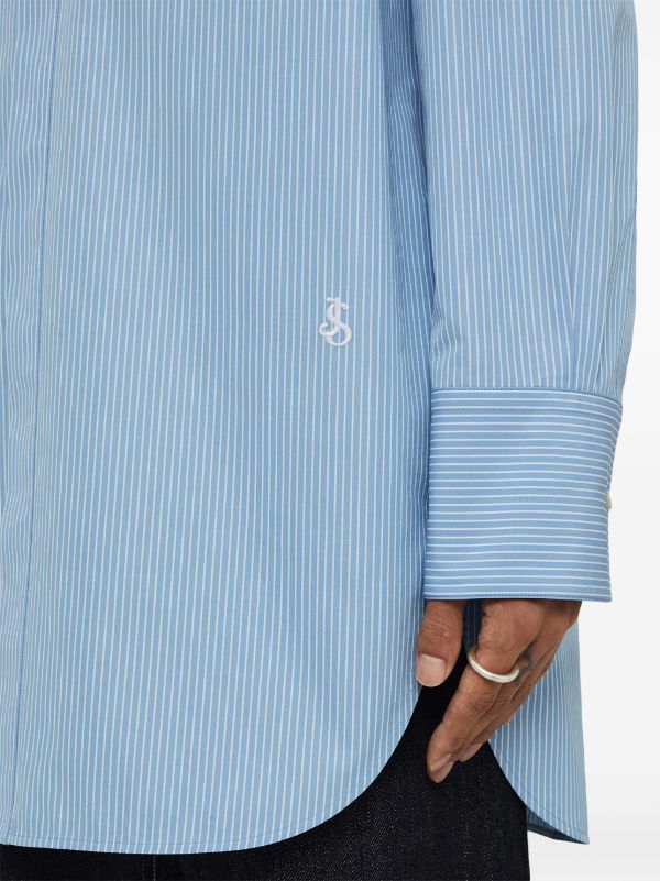 Jil Sander Saturday ストライプ シャツ | ブルー | FARFETCH JP