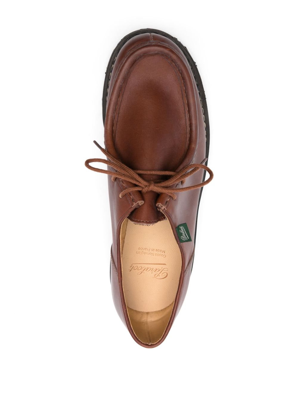 Paraboot Michael Leather Derby Shoes | Brown | FARFETCH CA