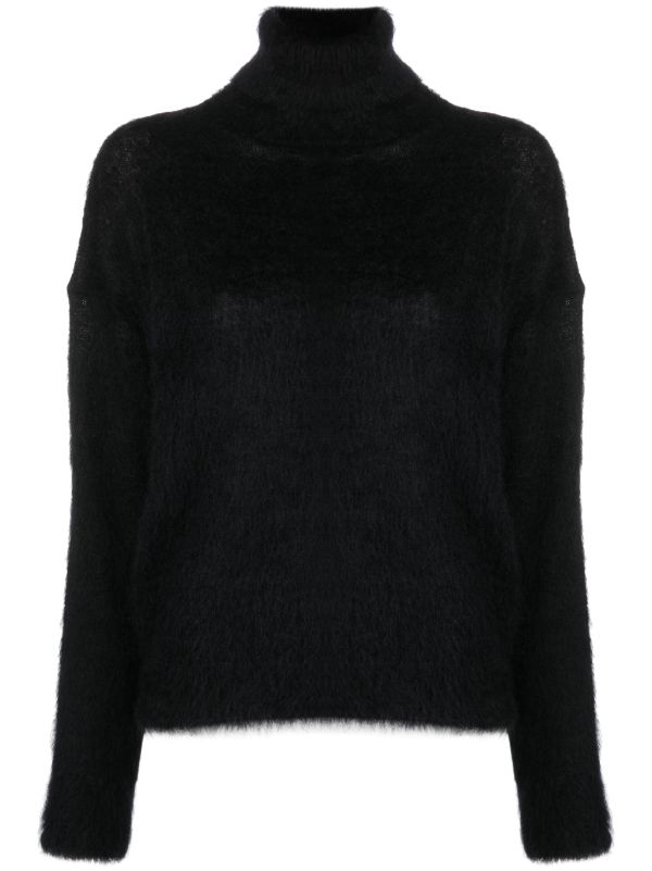 Saint Laurent タートルネック セーター | ブラック | FARFETCH JP