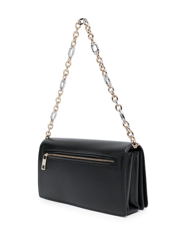 Roger Vivier Viv' Choc chain-link Shoulder Bag | Black | FARFETCH UK