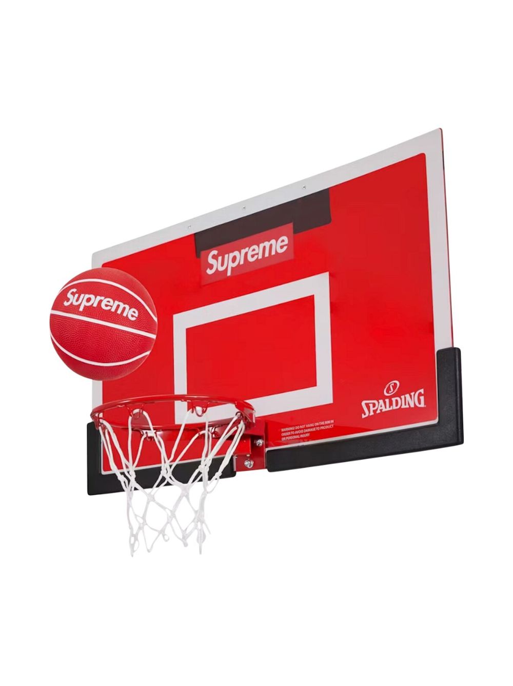 Supreme x Spalding バスケットボール フープ ミニ | レッド | FARFETCH JP