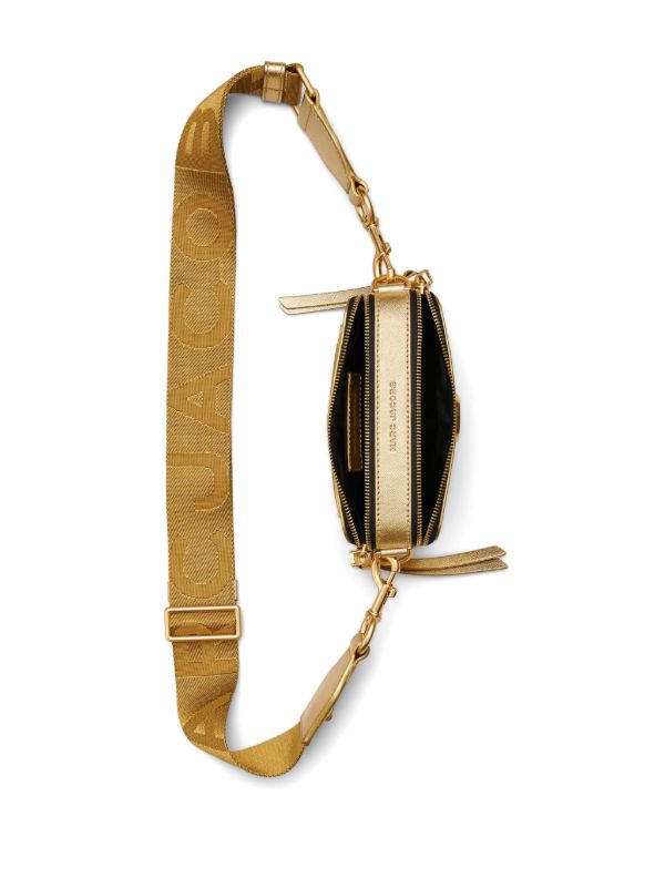 Marc Jacobs Bolsa Transversal The Metallic Snapshot | Dourado