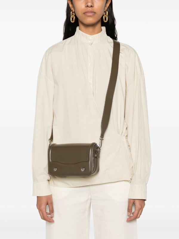 LEMAIRE Ransel レザー ショルダーバッグ ミニ | ブラウン | FARFETCH JP