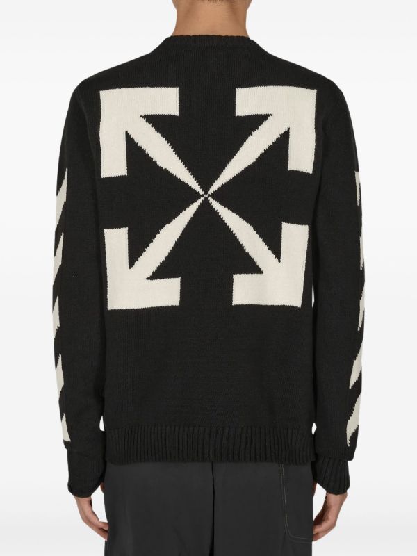 Off-White Diag Arrow Sweater | Black | FARFETCH