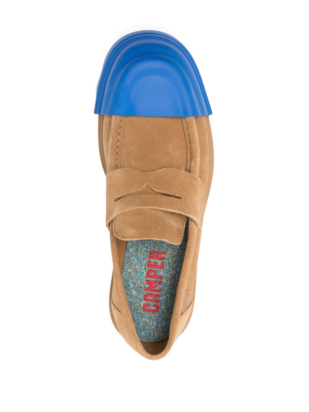 Camper Junction スエードローファー | ブラウン | FARFETCH JP