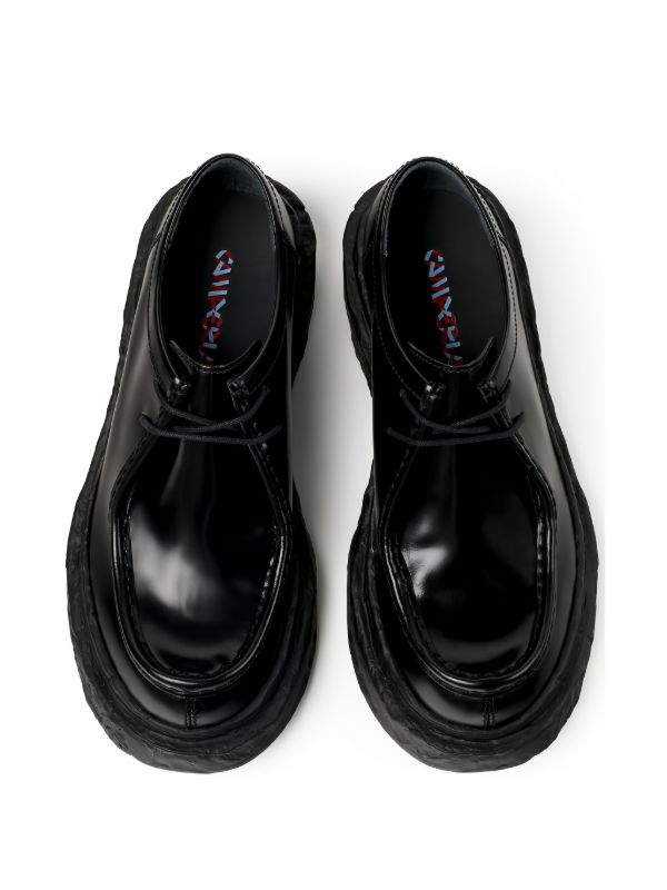 CamperLab Vamonos レザー ダービーシューズ | ブラック | FARFETCH JP