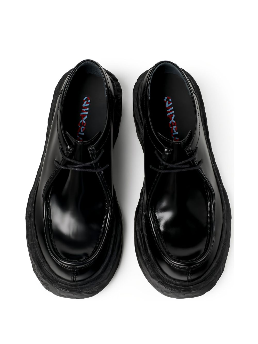 CamperLab Vamonos レザー ダービーシューズ | ブラック | FARFETCH JP