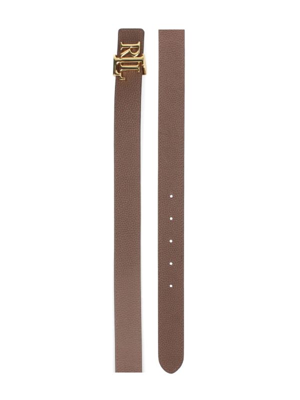 Lauren Ralph Lauren logo-buckle Leather Belt | Brown | FARFETCH