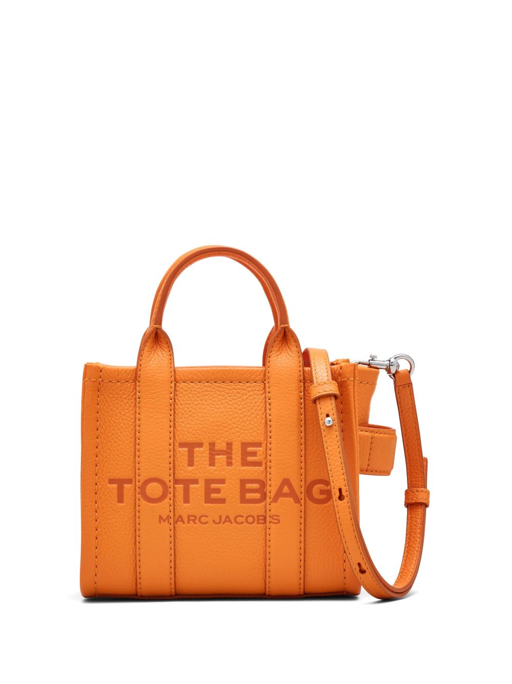 Marc Jacobs The Leather Crossbody Tote Bag | Orange | FARFETCH IN