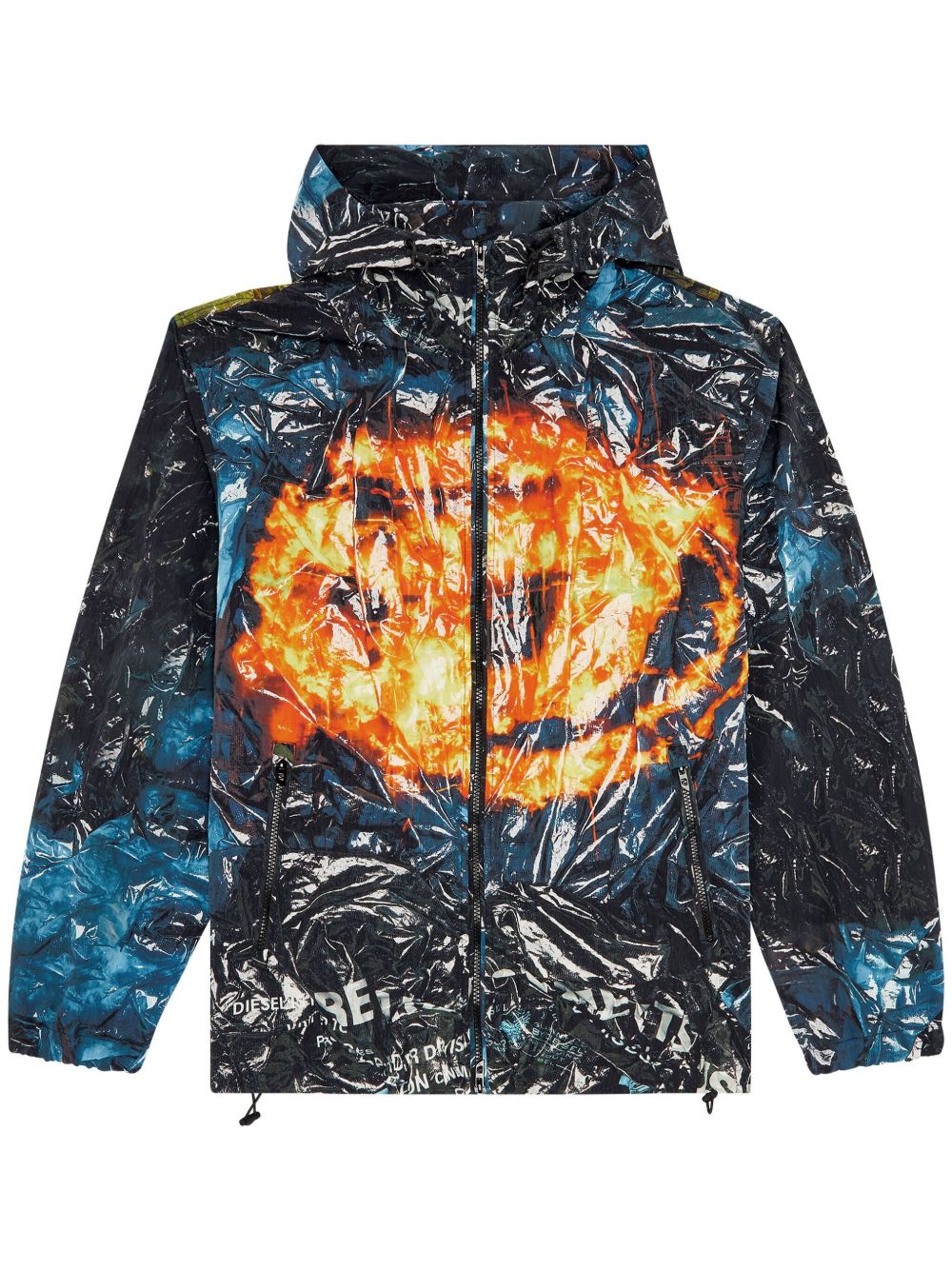 Diesel J-Warrett-Poster フーデッドジャケット | ブルー | FARFETCH JP