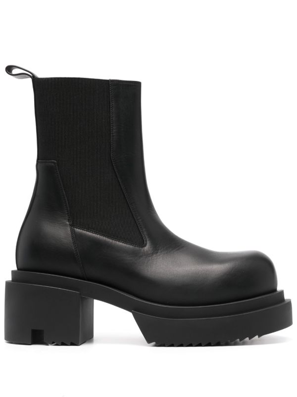 Rick Owens Beatle Bogun ブーツ | ブラック | FARFETCH JP