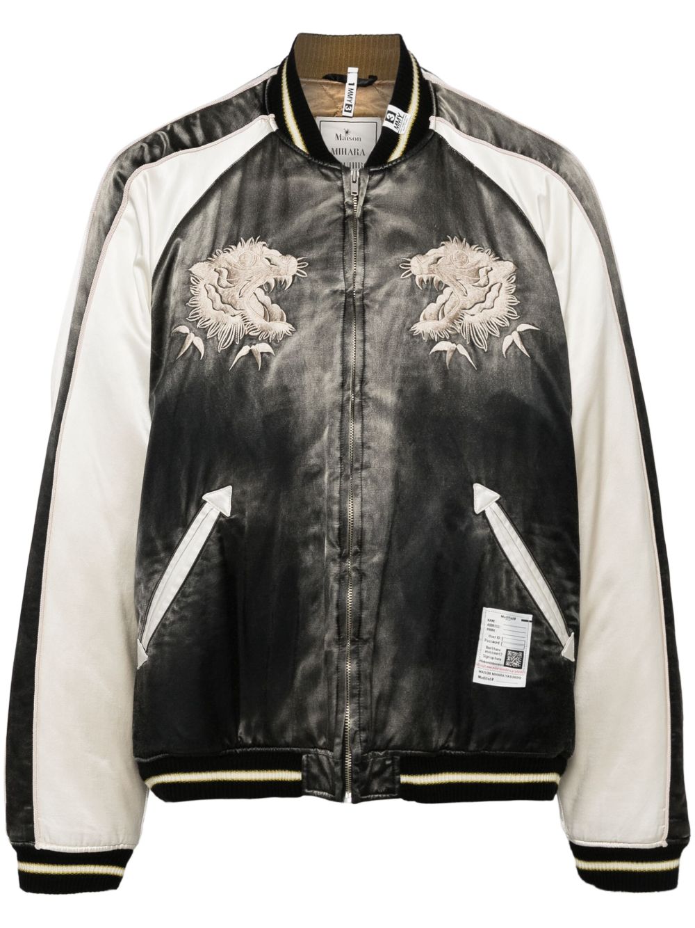 Maison MIHARA YASUHIRO Souvenir Jacket | Black | FARFETCH HK