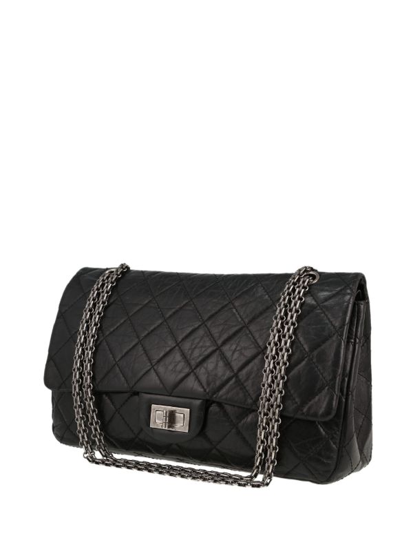 CHANEL Pre-Owned 2.55 Reissue Shoulder Bag | Black | FARFETCH
