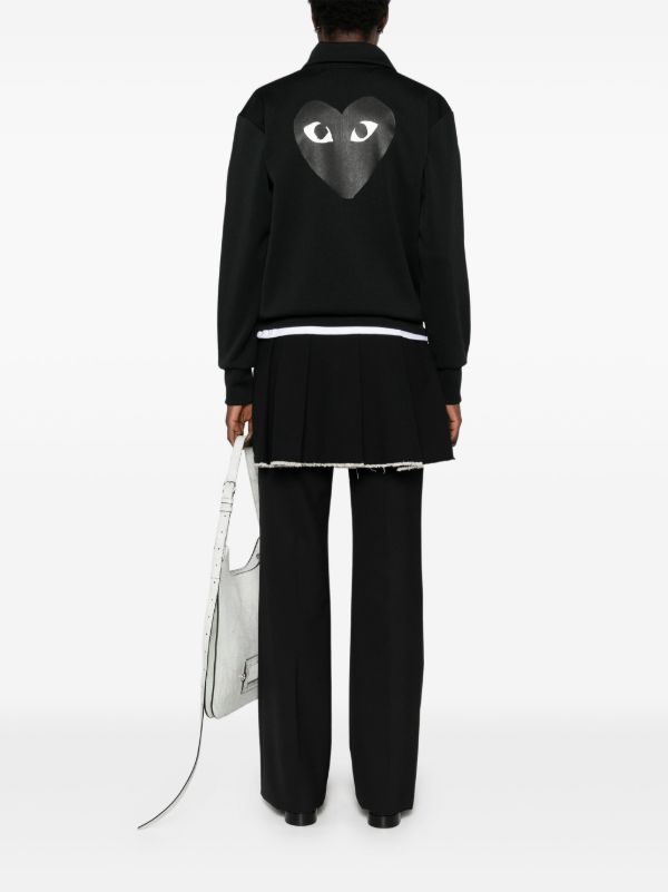 Comme Des Garçons Play ハートプリント トラックジャケット