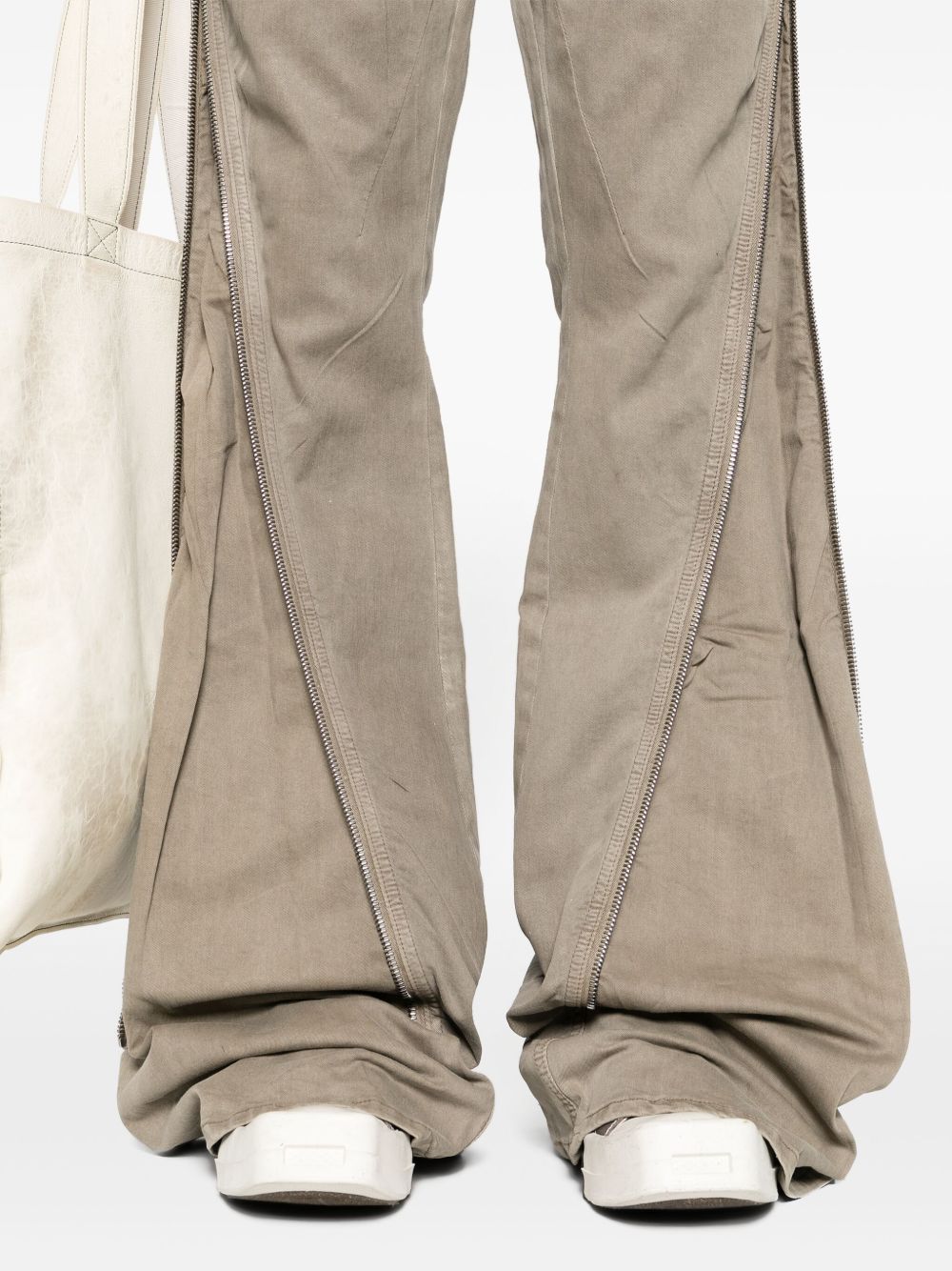 Rick Owens DRKSHDW Calça Jeans Bootcut Bolan Banana | Cinza
