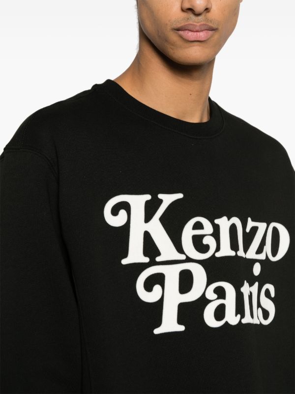 Kenzo x Verdy flocked-logo Sweatshirt | Black | FARFETCH