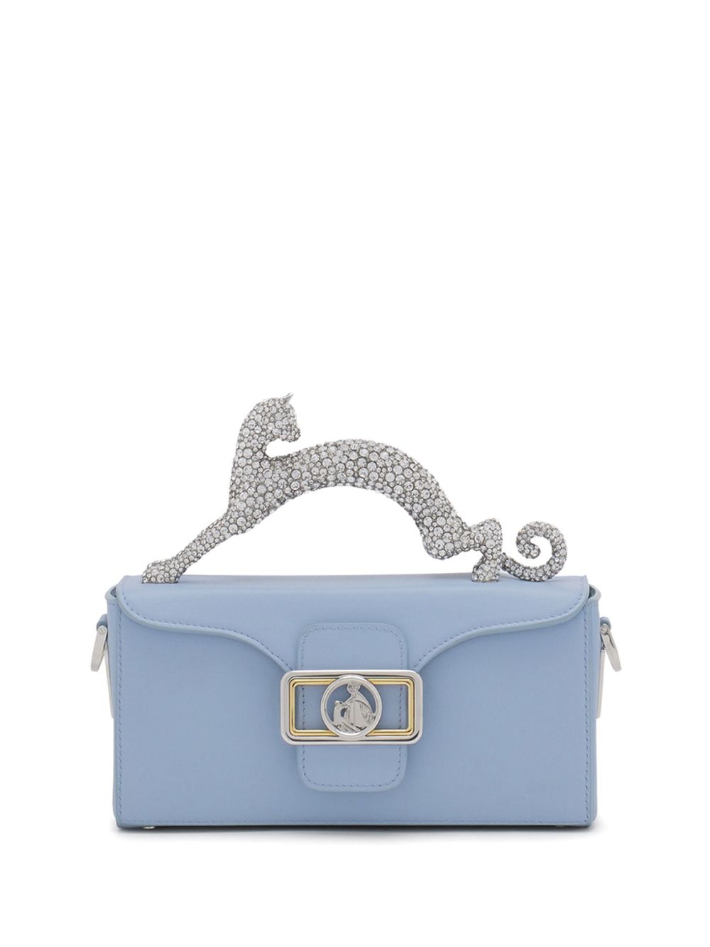 Lanvin Mini Pencil Cat Tote Bag | Blue | FARFETCH