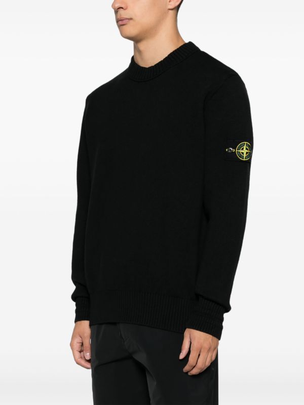 Stone Island コンパスバッジ セーター | ブラック | FARFETCH JP