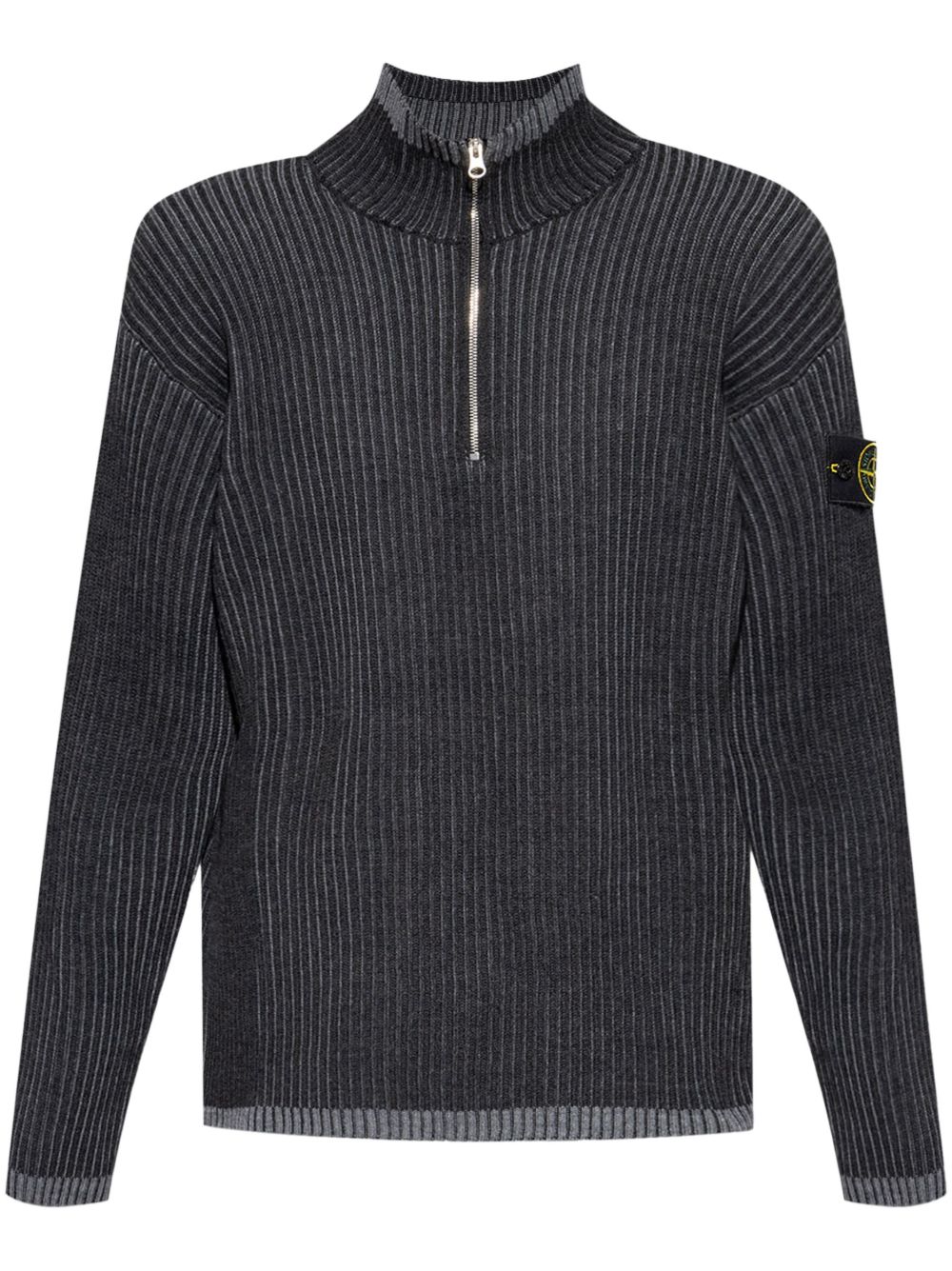 Stone Island quarter-zip Cardigan | Grey | FARFETCH