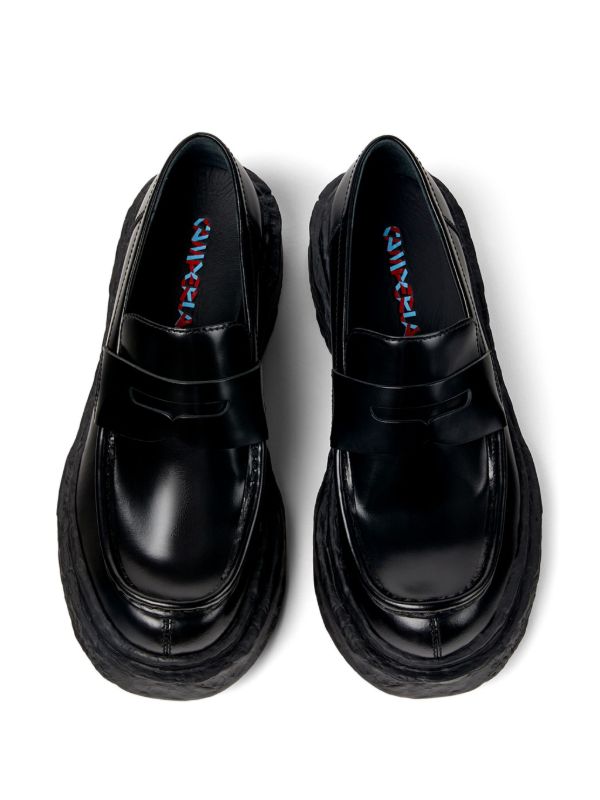 CamperLab Vamonos レザーローファー | ブラック | FARFETCH JP