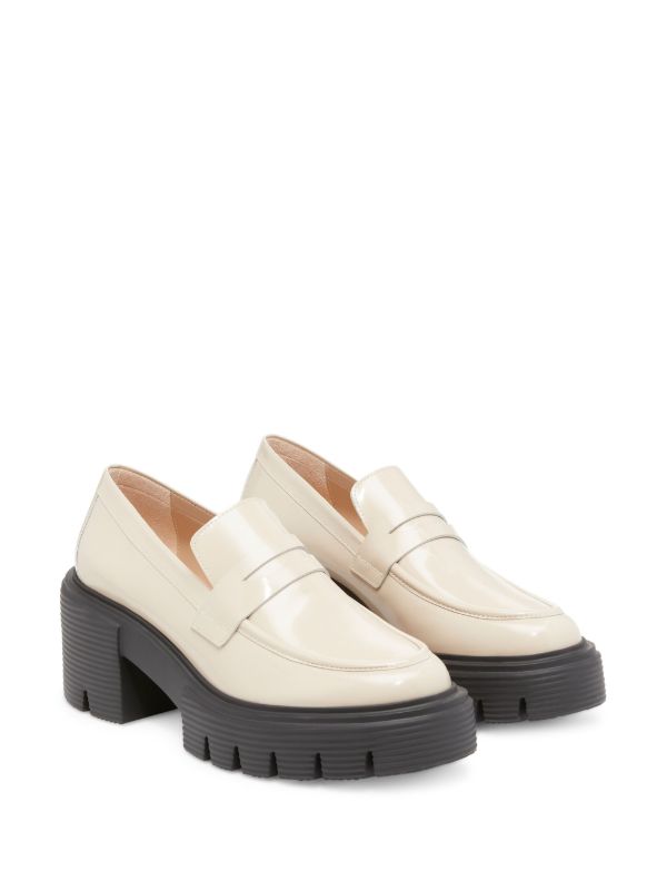 Stuart Weitzman 60mm Soho Loafers | Neutrals | FARFETCH