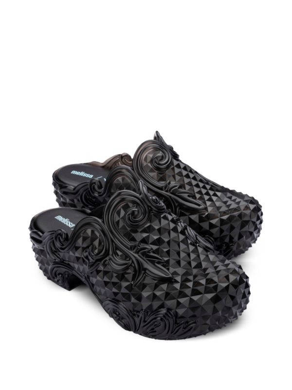 Y/Project x Melissa Court Clogs | Black | FARFETCH