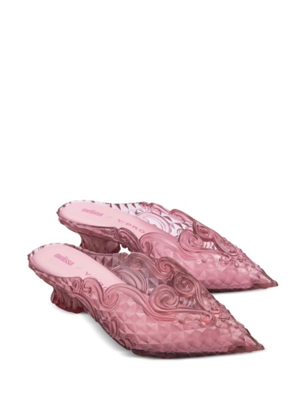 Y/Project x Melissa 40mm Court Mules | Pink | FARFETCH