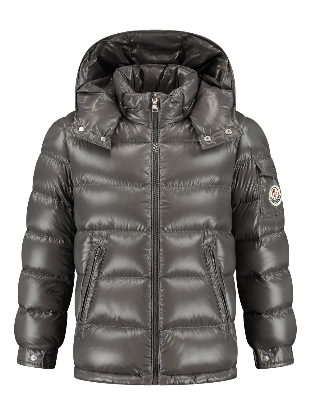 Moncler Enfant Moncler New Maya Down Jacket | Grey | FARFETCH