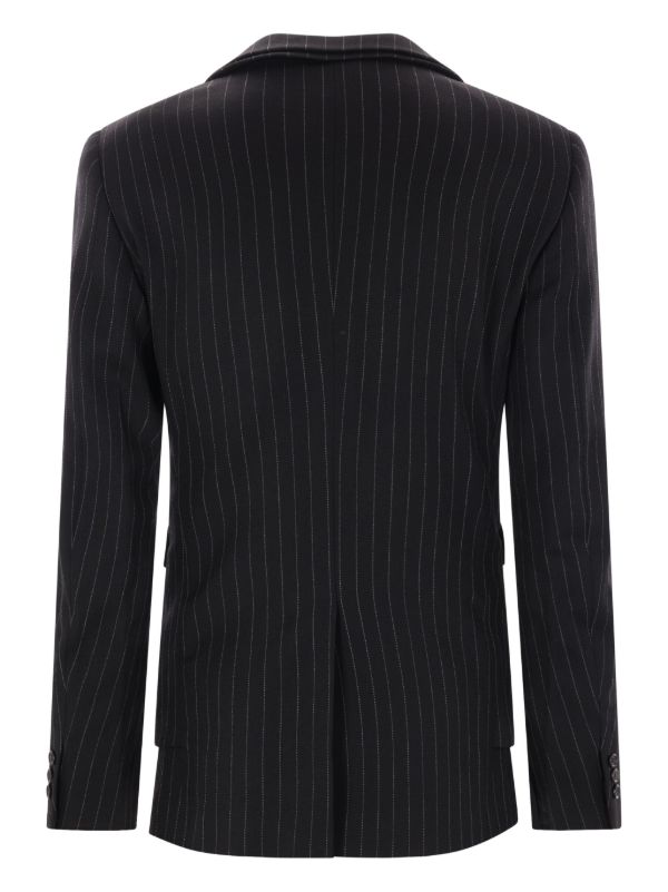 Comme Des Garçons Homme Plus ストライプ ジャケット | ブラック