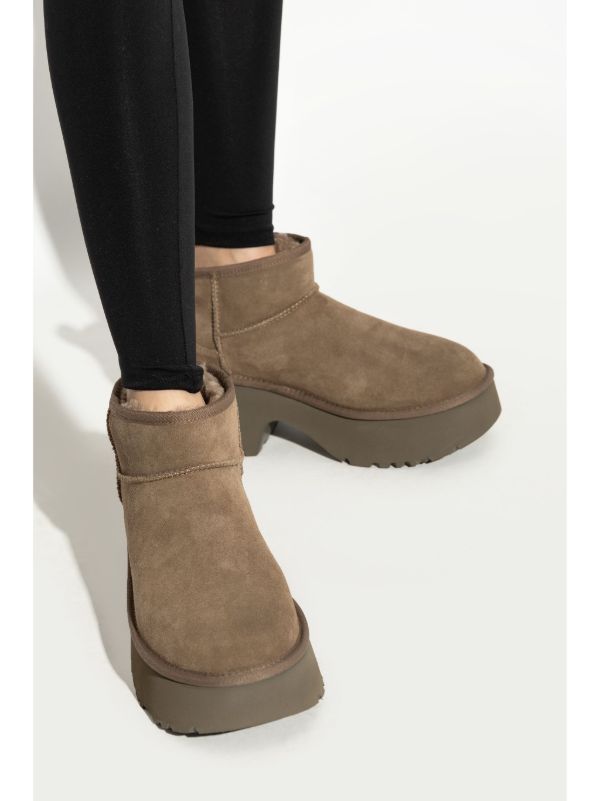 UGG Classic Ultra Mini New Heights Boots | Brown | FARFETCH