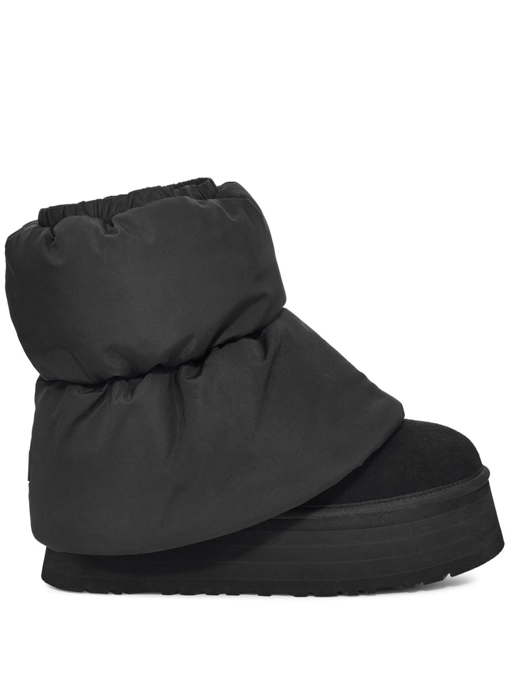 UGG Mini Dipper Puffer Boots | Black | FARFETCH SG