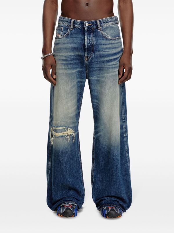 Diesel D-Rise 09j95 Straight Jeans | Blue | FARFETCH