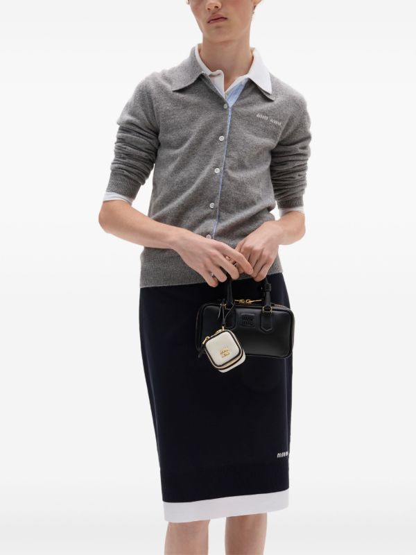 Miu Miu Cashmere Cardigan | Grey | FARFETCH