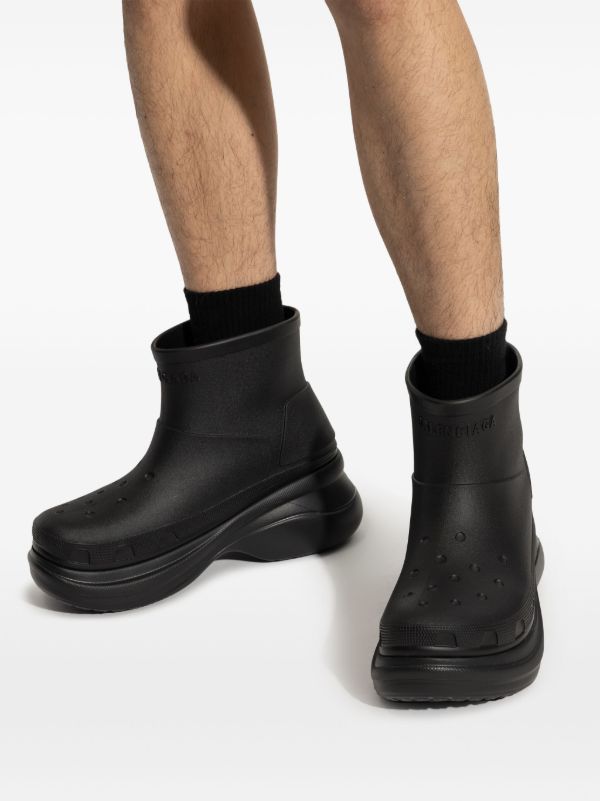 Balenciaga x Crocs™ Ankle Boots | Black | FARFETCH ID