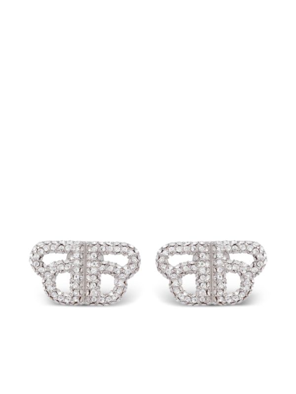 A BATHING APE® ロゴスタッズ ピアス | シルバートーン | FARFETCH JP