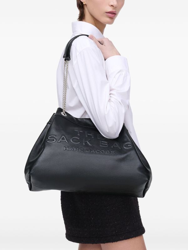 Marc Jacobs The Large Chain Sack Bag | Black | FARFETCH