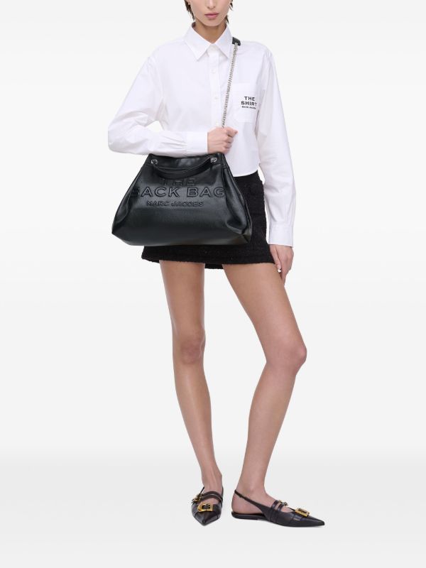 Marc Jacobs The Large Chain Sack Bag | Black | FARFETCH