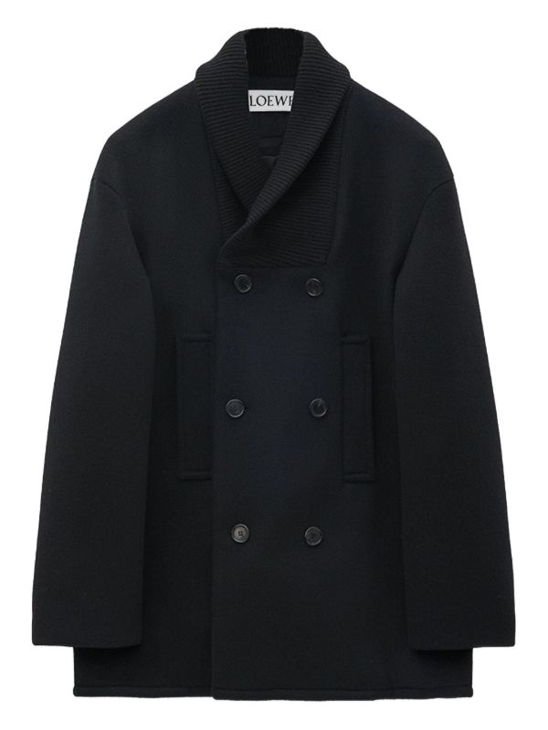 LOEWE ダブルコート | ブラック | FARFETCH JP