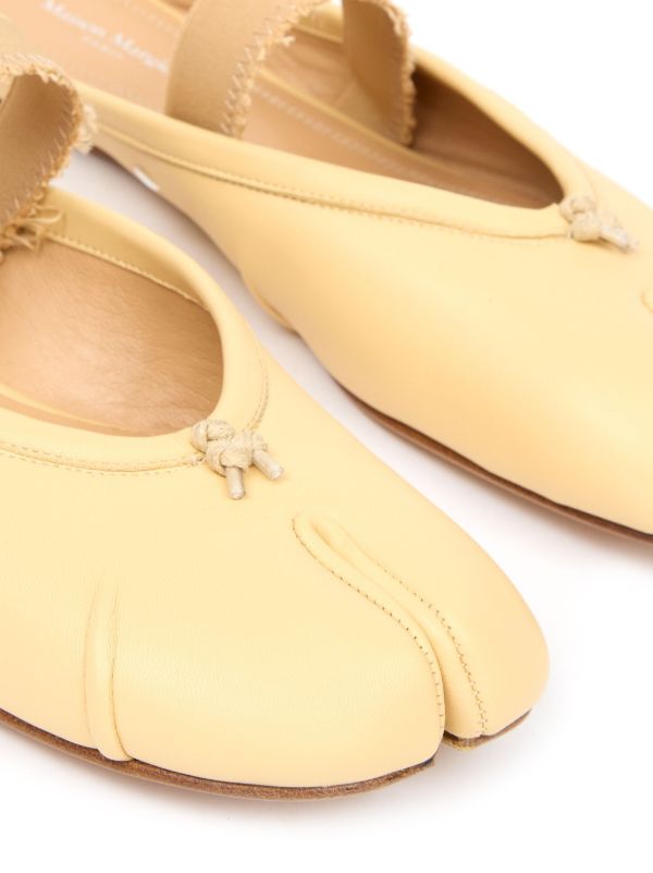 Maison Margiela Tabi Ballerina Shoes | Neutrals | FARFETCH