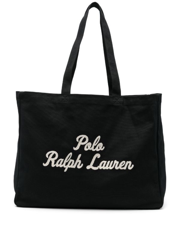 Polo Ralph Lauren ロゴ ハンドバッグ | ブラック | FARFETCH JP