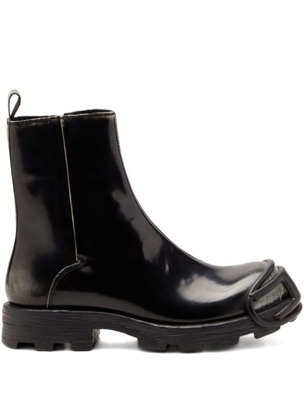 Diesel ジップディテール ブーツ | ブラック | FARFETCH JP