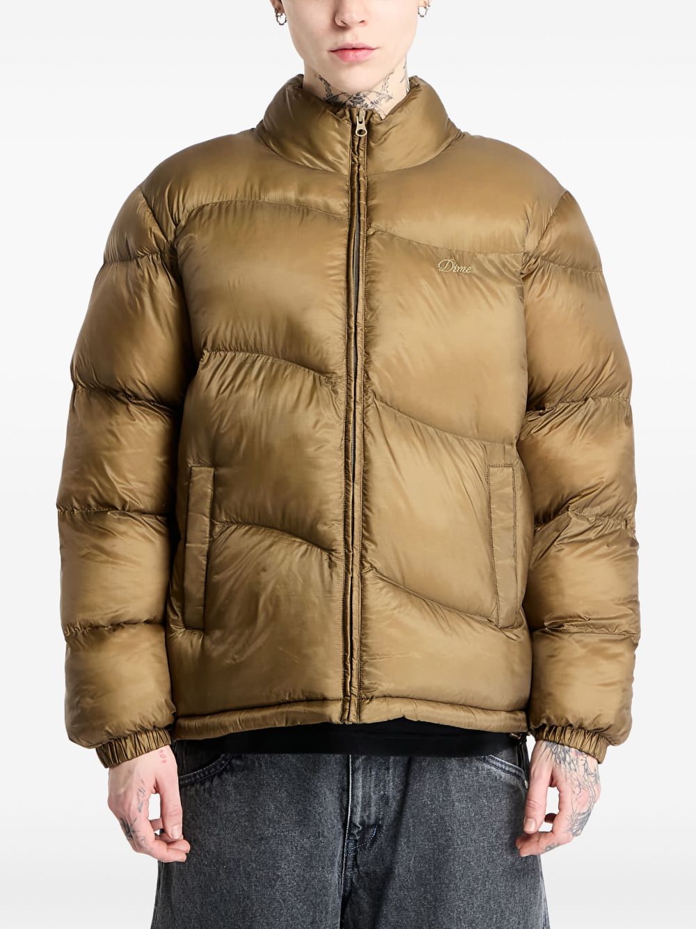 Dime Classic Ripstop Puffer Jacket | Gold | FARFETCH CA