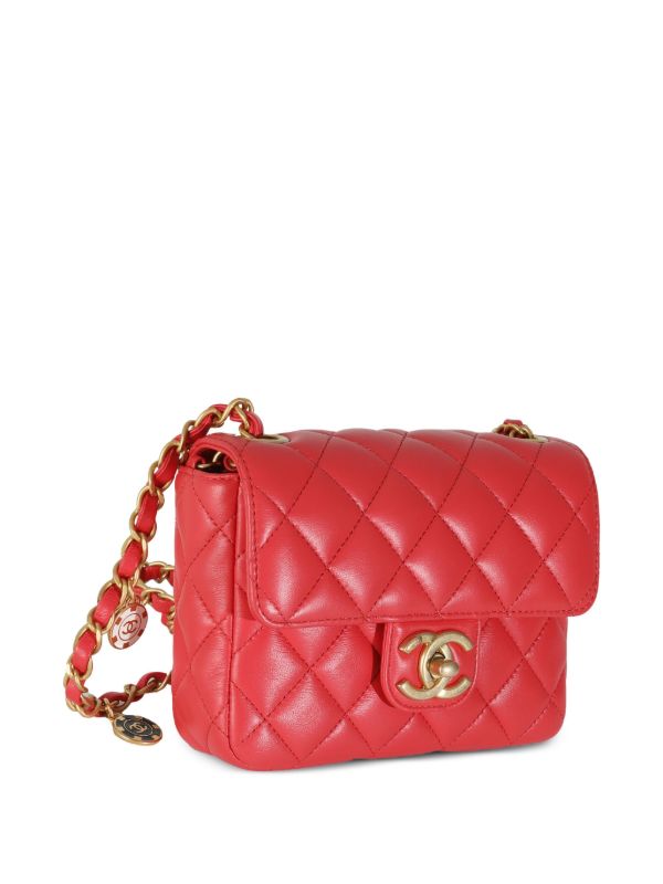 CHANEL Pre-Owned スクエア クラシック フラップ ショルダーバッグ
