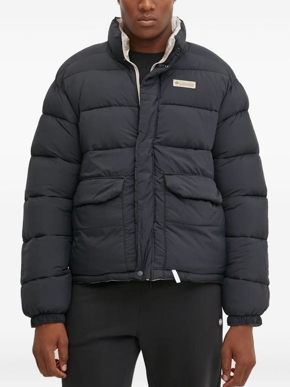 Columbia Quilted Reversible Puffer Jacket | Black | FARFETCH