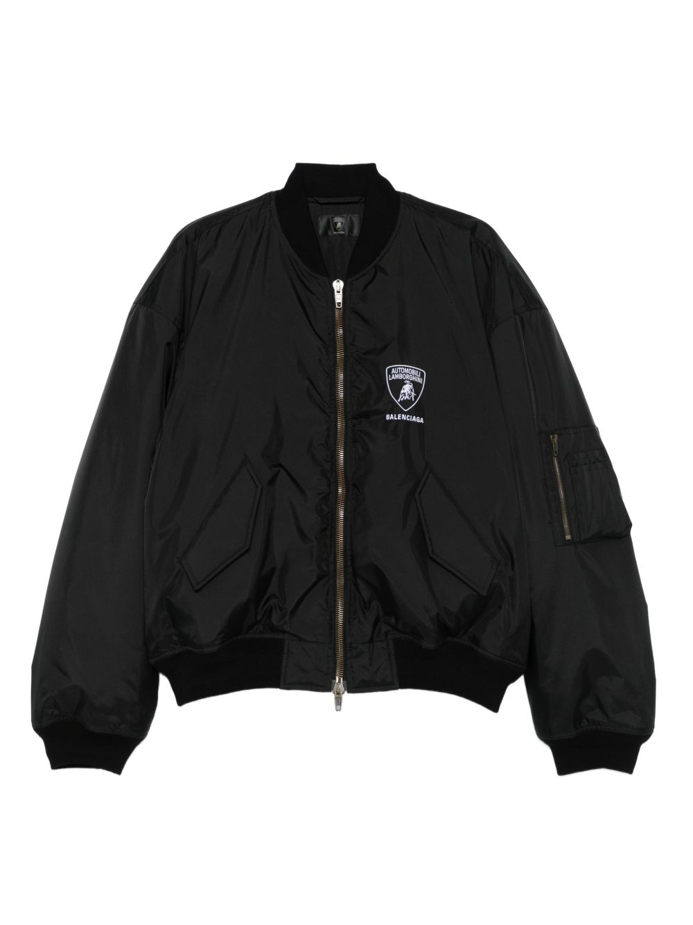 Balenciaga Automobili Lamborghini-logo Bomber Jacket | Black